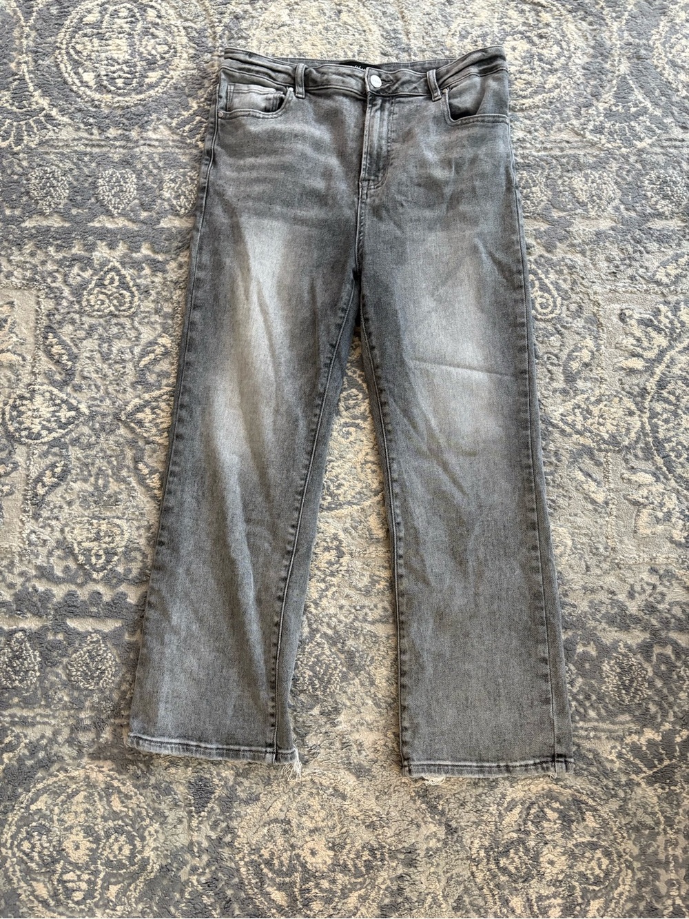 Social Threads x Risen Distressed Grey Jeans